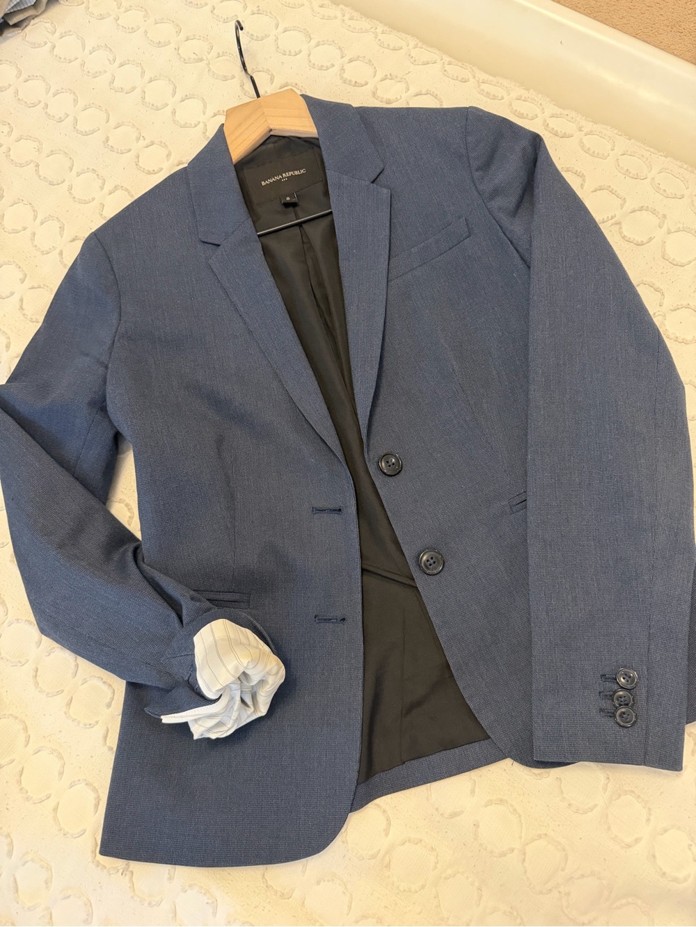 Banana Republic Blue Men's Two-Button Sport Coat